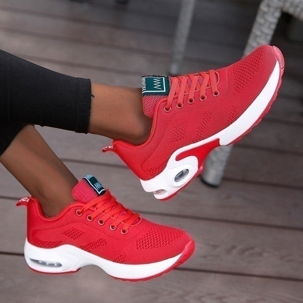 Sneaker Damen – Bequeme Sportschuhe mit Dämpfender Sohle | Damen Sneaker Leicht & Komfortabel