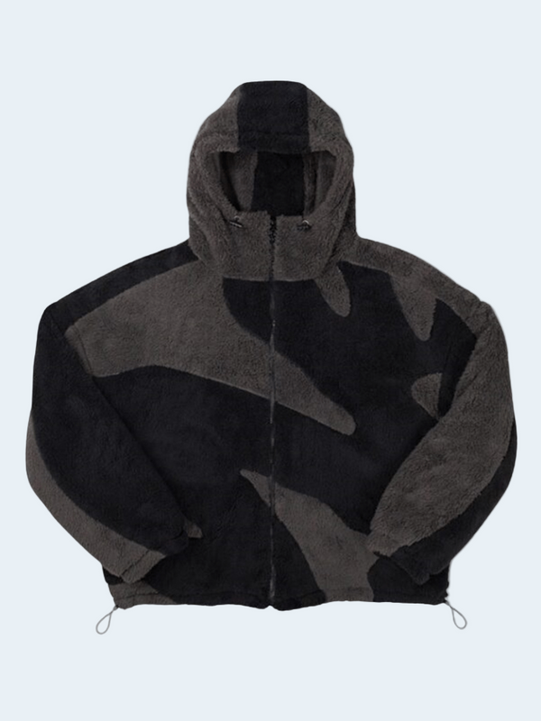 Max | Herren Oversized Farbblock Zip Hoodie