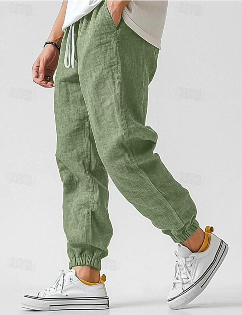 Stoffhose Herren Relaxed Fit Sommer Freizeit