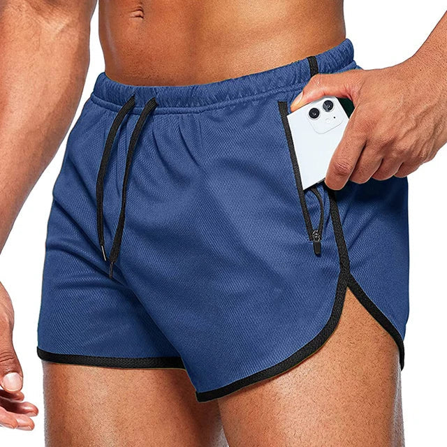 Moderne Fitness-Shorts für Männer mit Elastischem Bund | Atmungsaktive und Schnelltrocknende Sportbekleidung für Optimalen Komfort 0