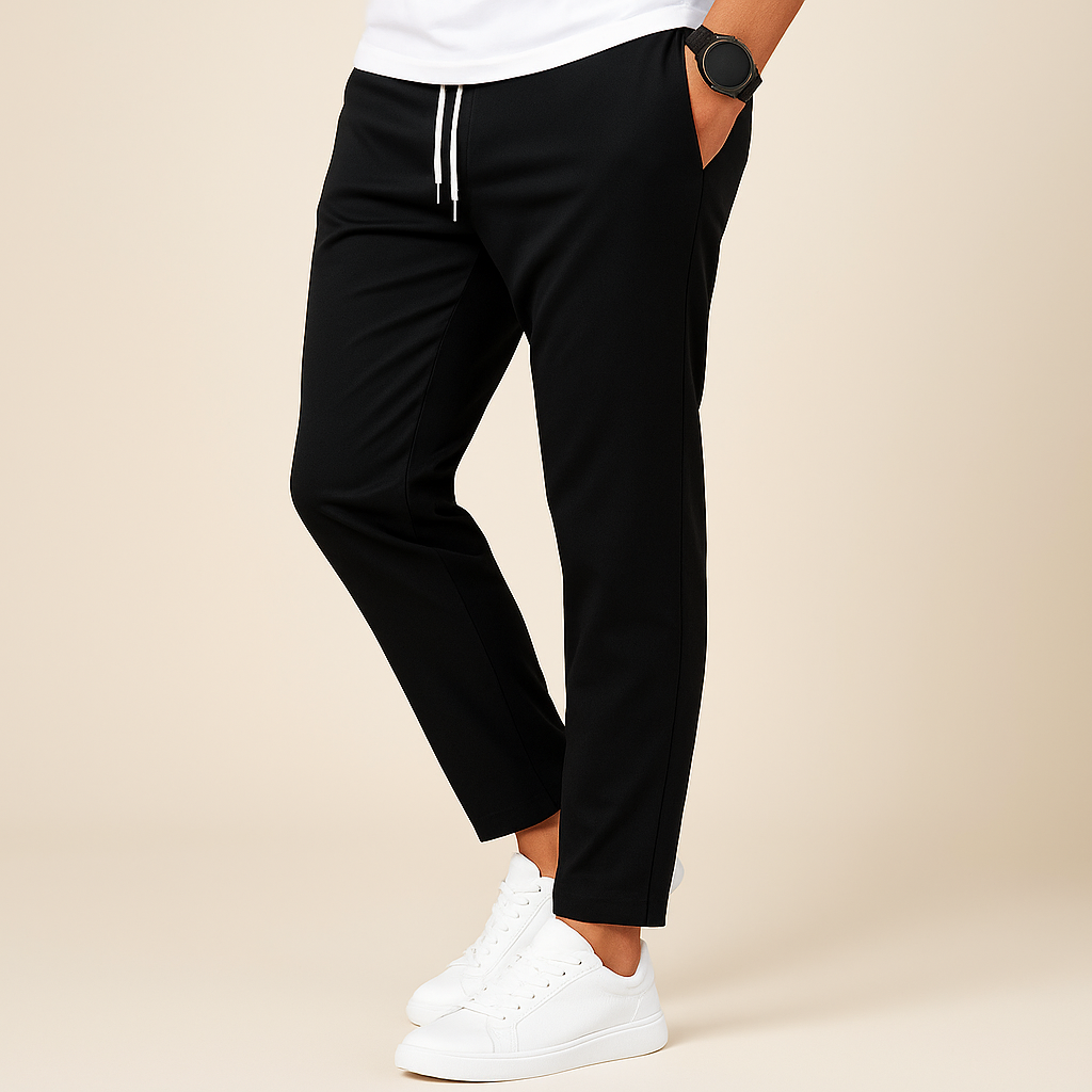 Moderne Slim-Fit-Hose für Herren mit Kordelzug | Bequeme Freizeit- und Sporthose 3