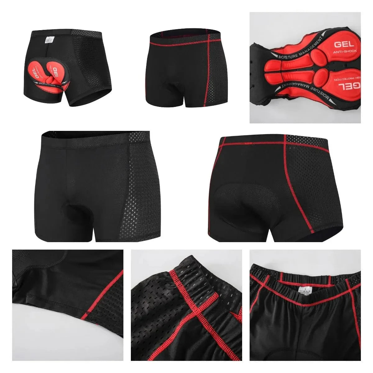 Komfort-Shorts für Herren – Atmungsaktive und schnelltrocknende Motorradhose