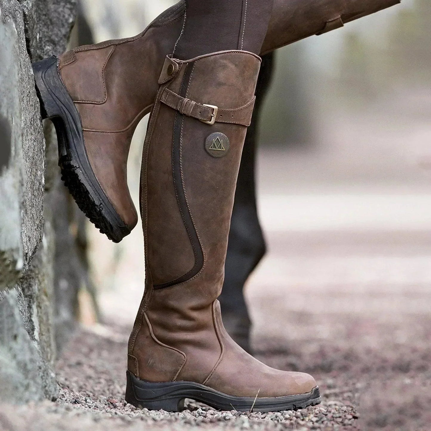 Maeve | Bottes d'équitation en cuir imperméable