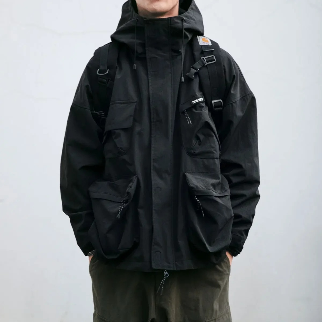 Technische Jacke Herren Regular Fit Outdoor