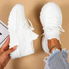 Plateau Sneaker Damen Luftiges Design für Frühling & Sommer Bequeme Freizeitsschuhe