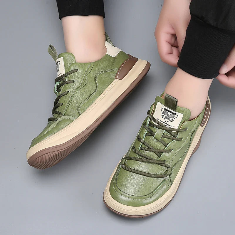 Noble Italiana Sneaker aus echtem Leder 7