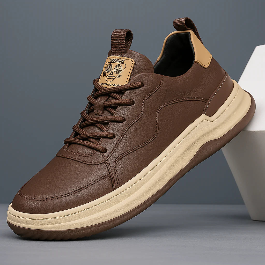 Noble Italiana Sneaker aus echtem Leder 9