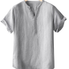 Hemd Herren Kurzarm Minimalistisch Sommer Regular Fit
