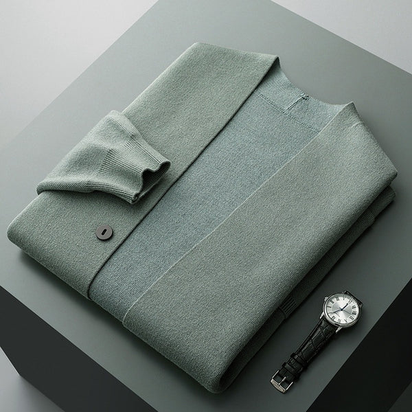 Cardigan Damen Tailliert Minimalistisch Freizeit