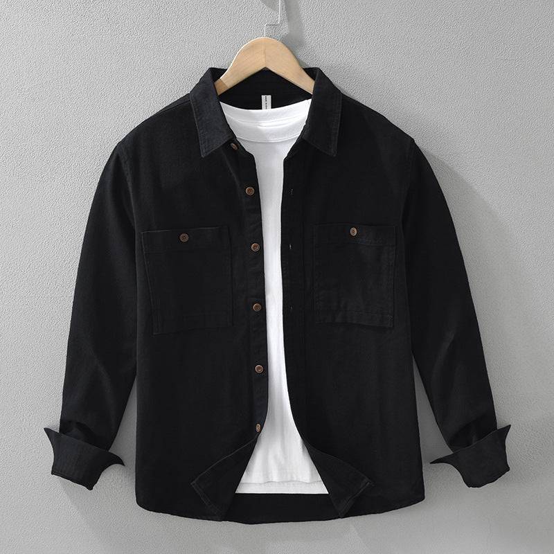 Overshirt Herren Relaxed Fit Casual Übergangszeit