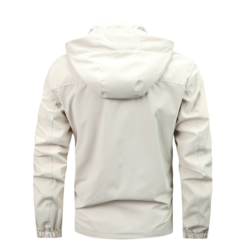 Regenjacke Herren Wasserfest Winddicht Outdoor Freizeit
