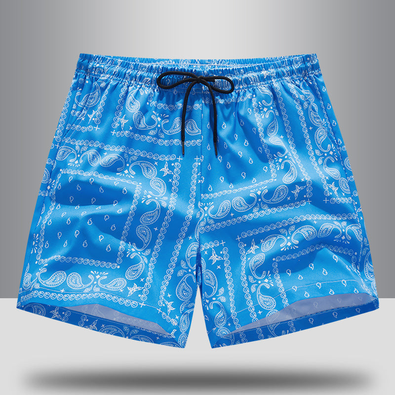 Schwimmshorts Herren Leicht Sommer Casual Regular Fit