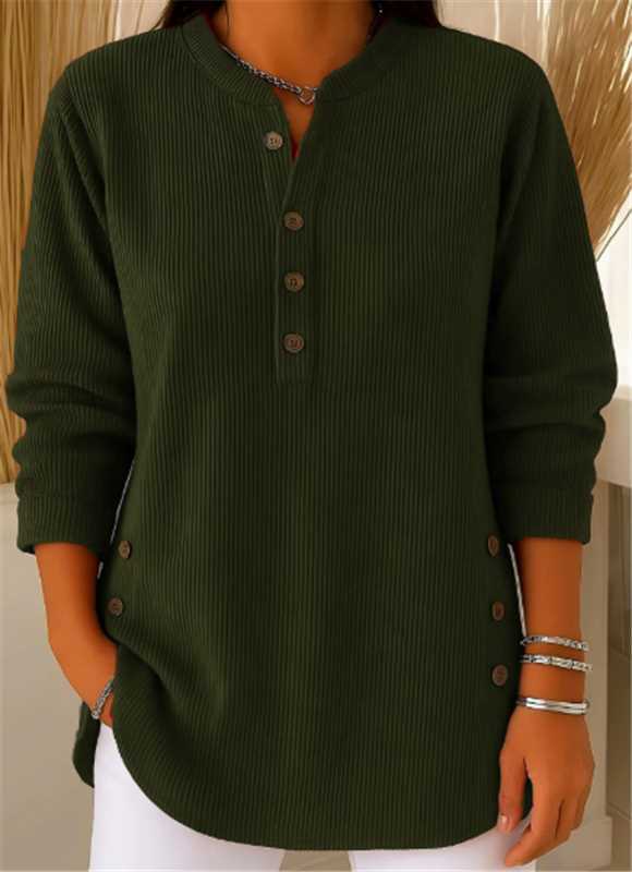 Tunika Damen Lockerer Schnitt Casual Stretch Fließend