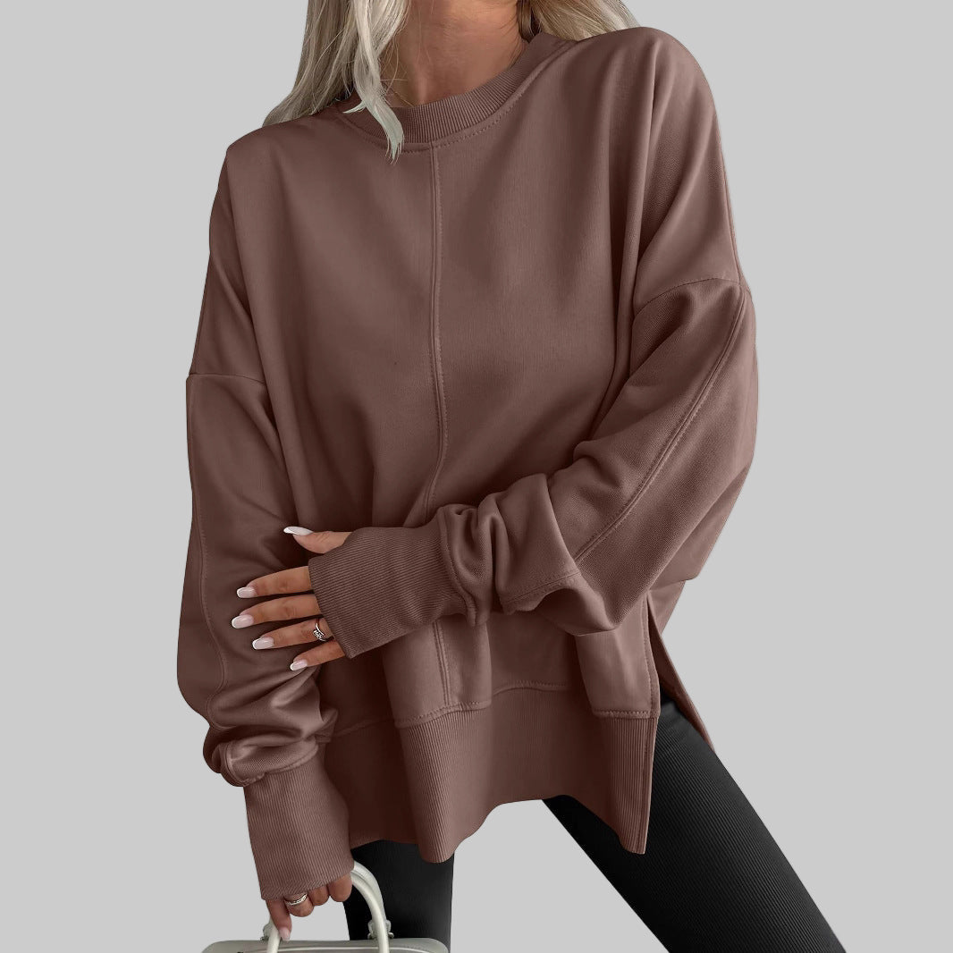 Sweatshirt Damen Oversize Casual Relaxed Fit