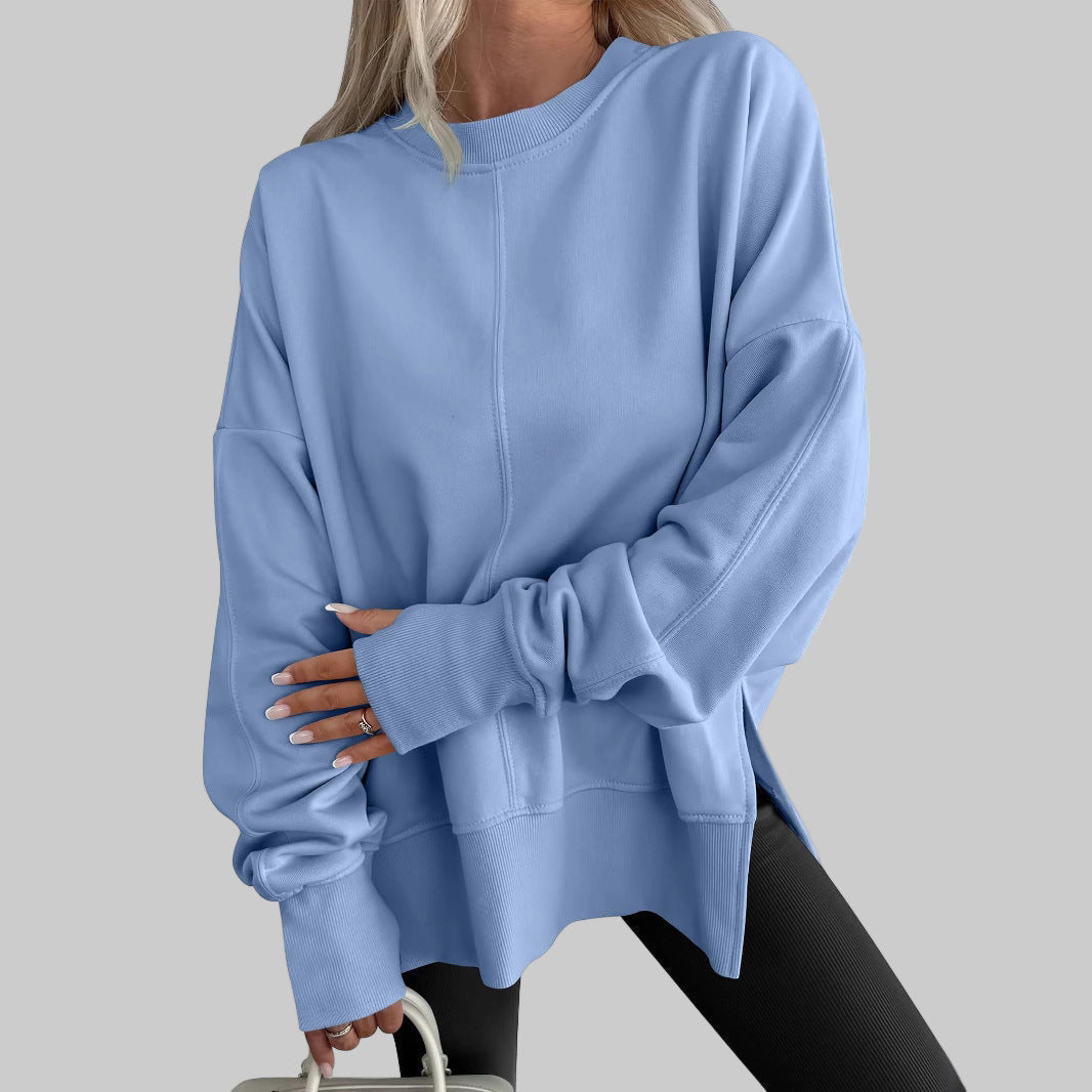 Sweatshirt Damen Oversize Casual Relaxed Fit