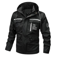 Regenjacke Herren Wasserfest Winddicht Outdoor Freizeit