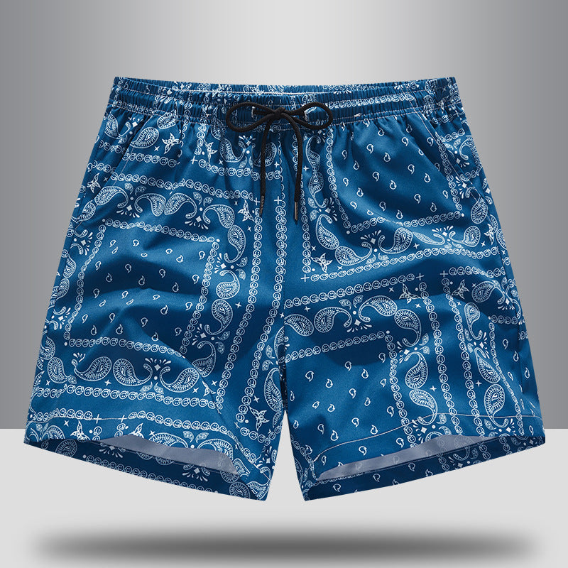 Schwimmshorts Herren Leicht Sommer Casual Regular Fit