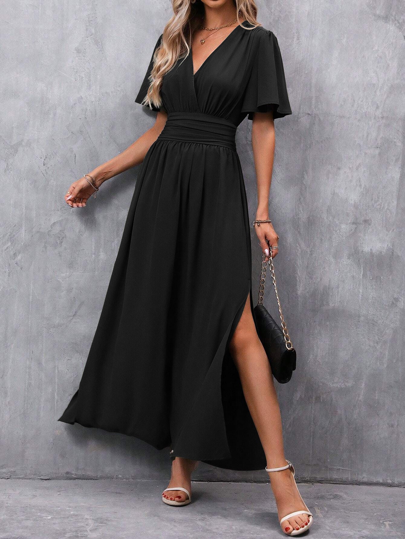 Amalia | Maxikleid Damen Wickelkleid Boho Elegant Sommer Festlich