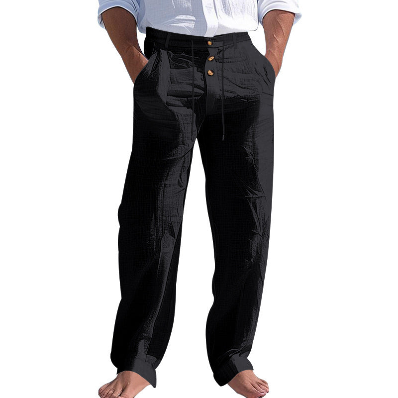 Stoffhose Herren Loose Fit Freizeit & Sommer