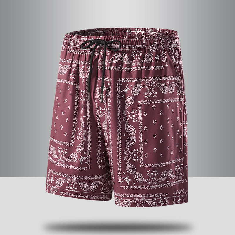 Schwimmshorts Herren Leicht Sommer Casual Regular Fit