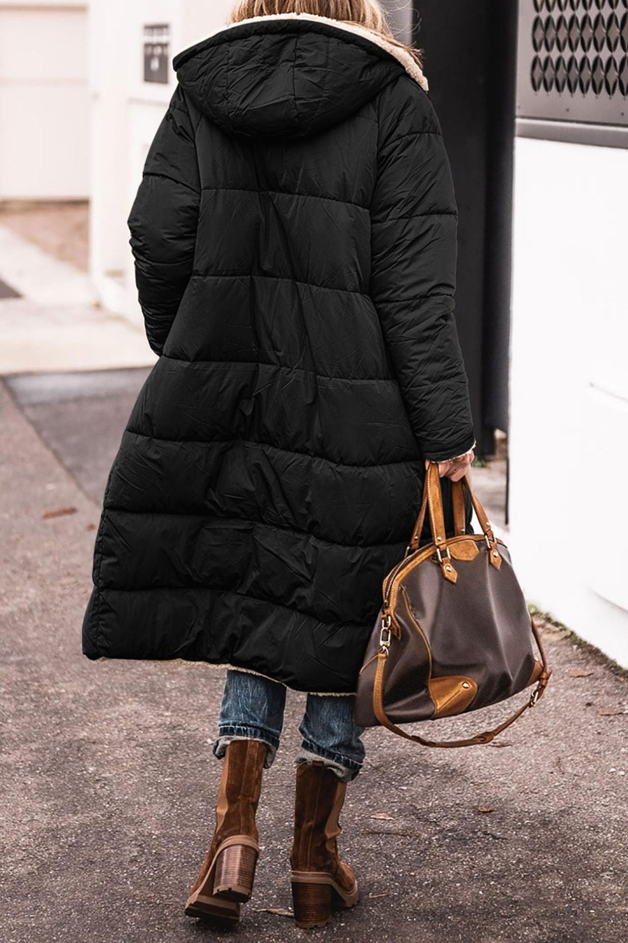 Ariella | Long Sherpa Coat
