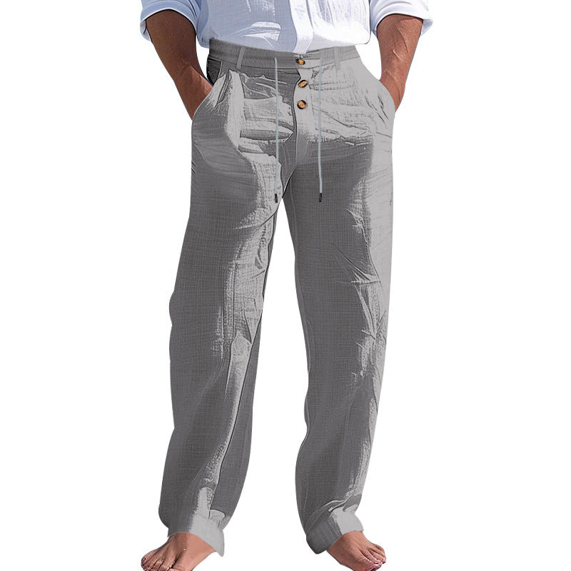 Stoffhose Herren Loose Fit Freizeit & Sommer