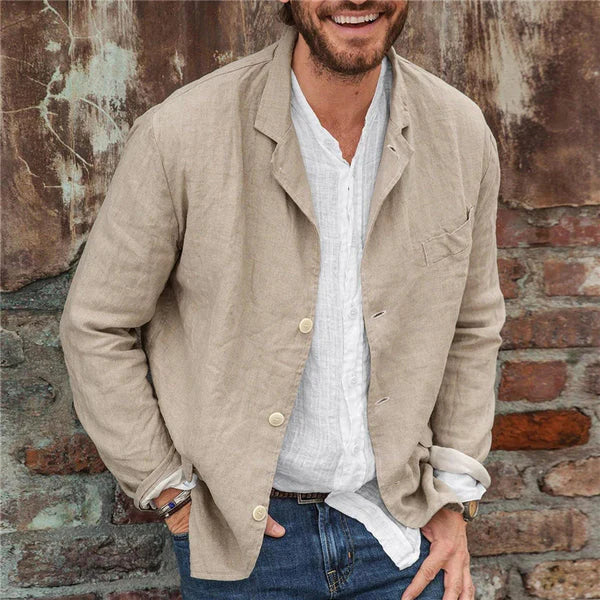 Leichte Herrenjacke Relaxed Fit Freizeit
