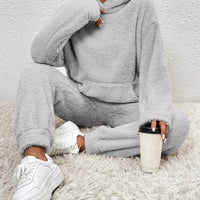 Damen Loungeset Oversize Hoodie und Jogginghose Freizeit