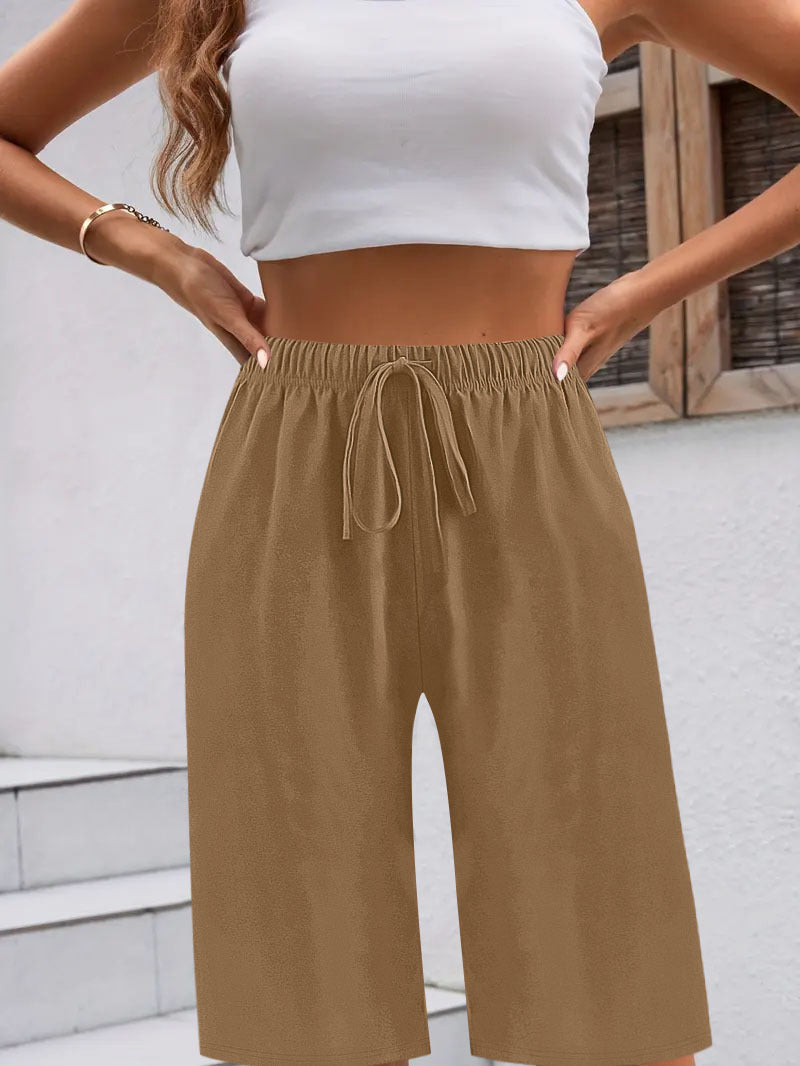 Bermuda Shorts Damen Relaxed Fit Komfort Casual Sommer