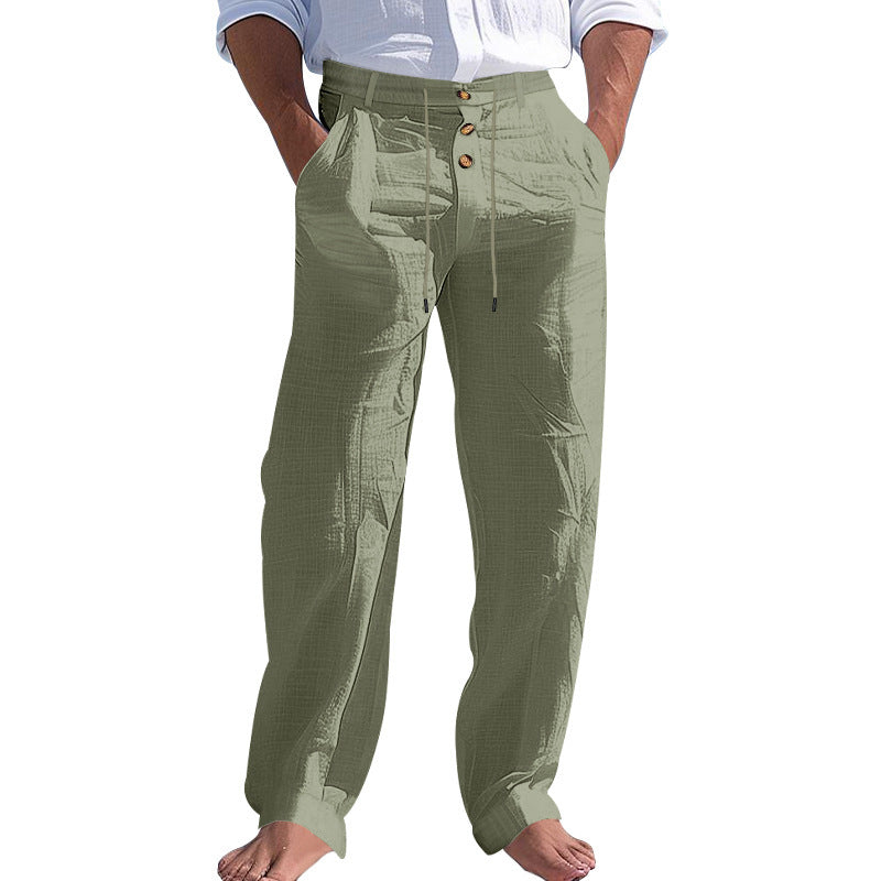 Stoffhose Herren Loose Fit Freizeit & Sommer