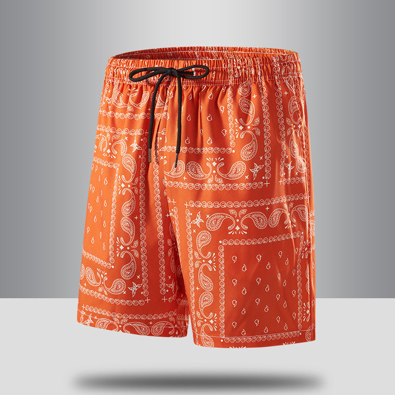 Schwimmshorts Herren Leicht Sommer Casual Regular Fit