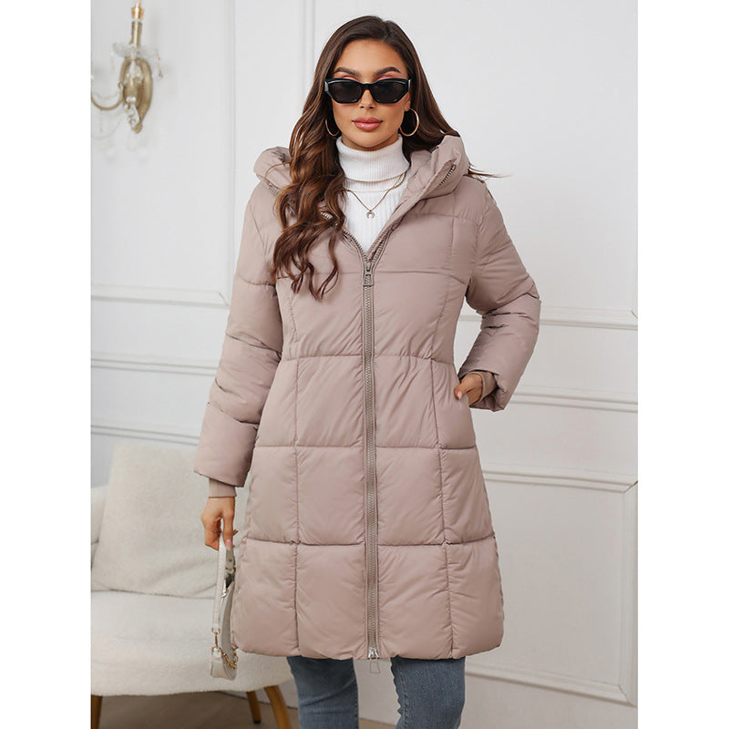 Thermoparka Damen Tailliert A-Linie Winter Freizeit