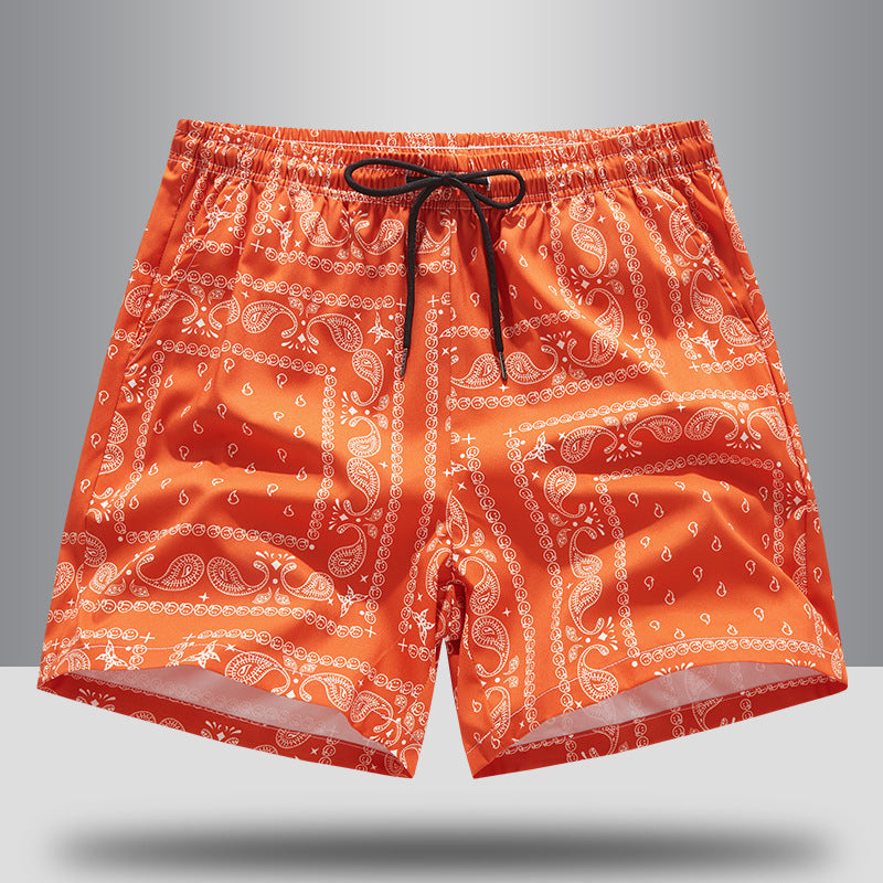 Schwimmshorts Herren Leicht Sommer Casual Regular Fit