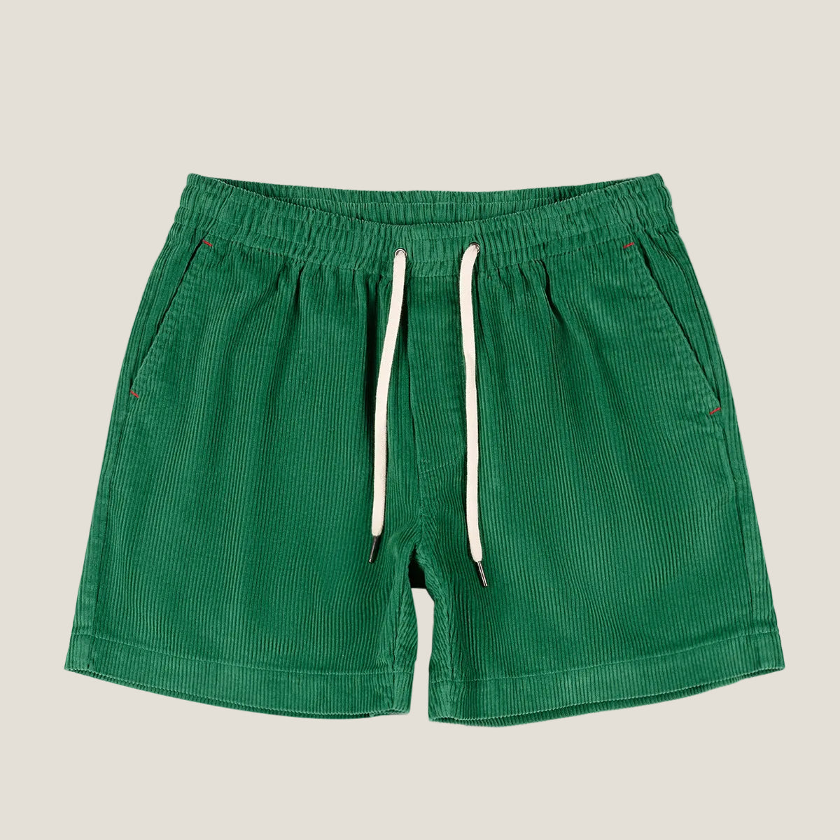 Herren Cord-Shorts Relaxed Fit Freizeit mit Kordelzug