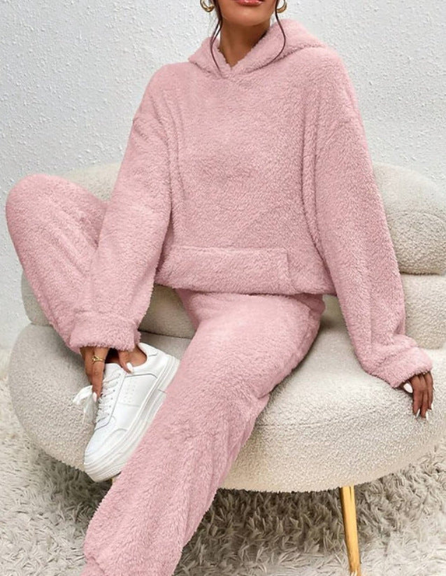 Damen Loungeset Oversize Hoodie und Jogginghose Freizeit