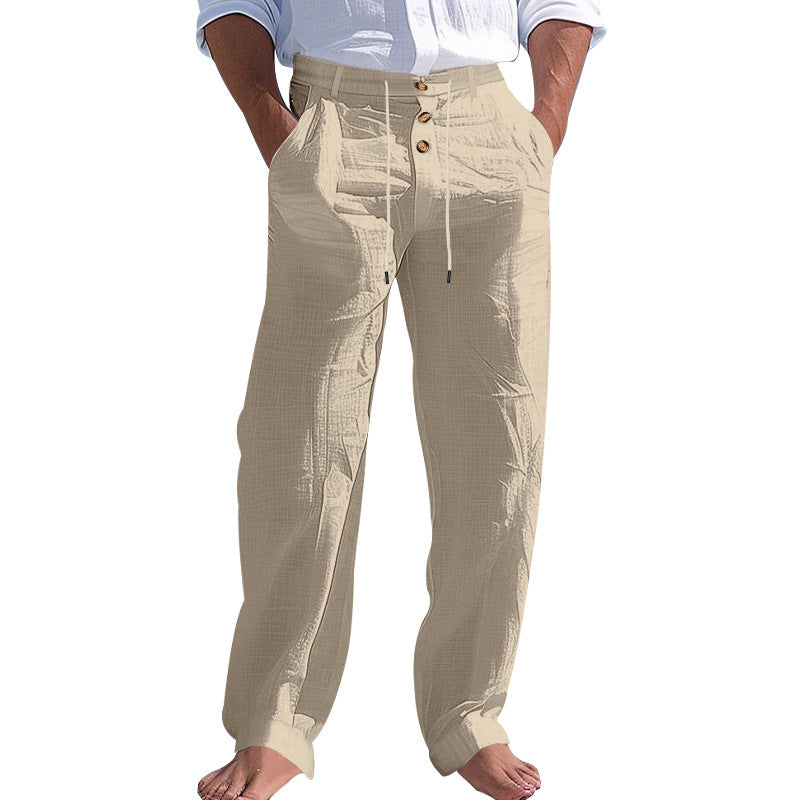 Stoffhose Herren Loose Fit Freizeit & Sommer