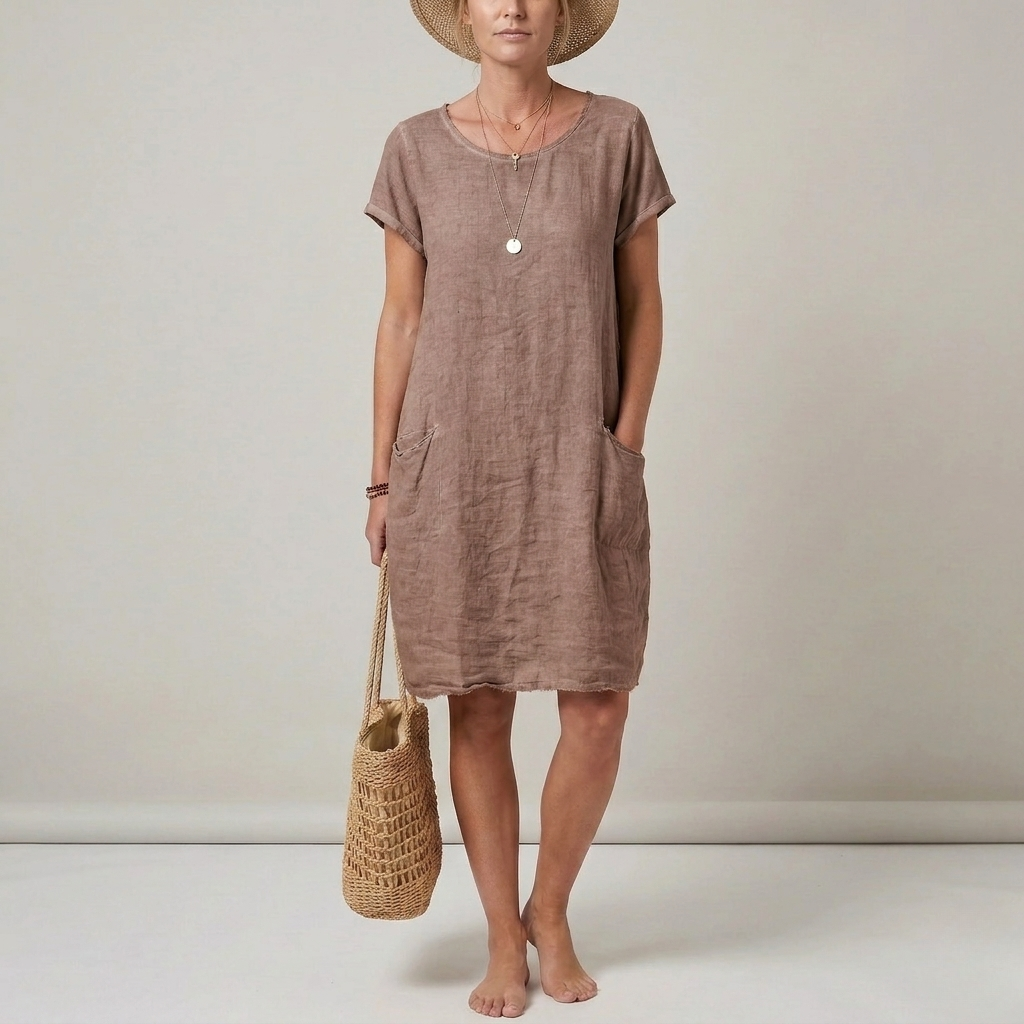 Clara | Mini Kleid Damen Relaxed Fit Sommer Casual