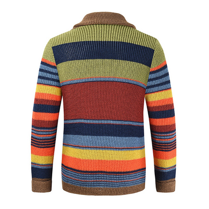 Brayden - Klassischer Farbblock-Strickpullover