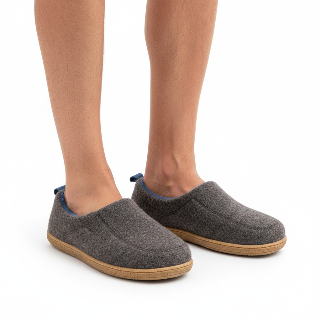 Hausschuhe Herren & Damen Rutschfest Fleece Innenbereich