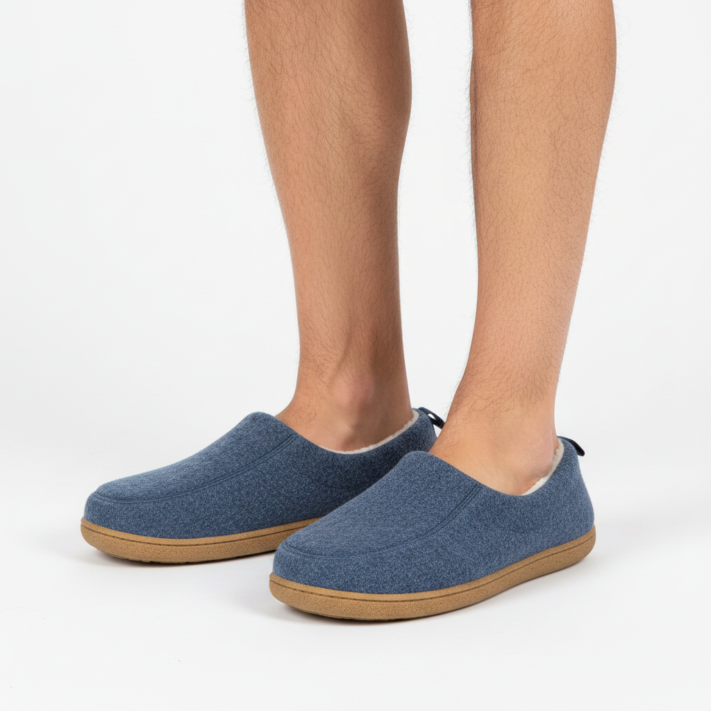 Hausschuhe Herren & Damen Rutschfest Fleece Innenbereich
