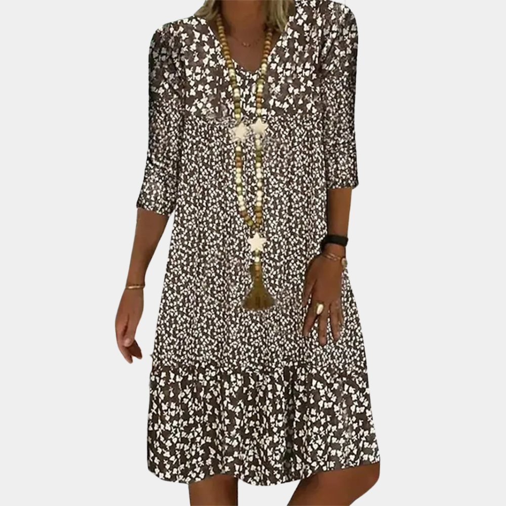Sommerkleid Damen Elegant Regular Fit Freizeit
