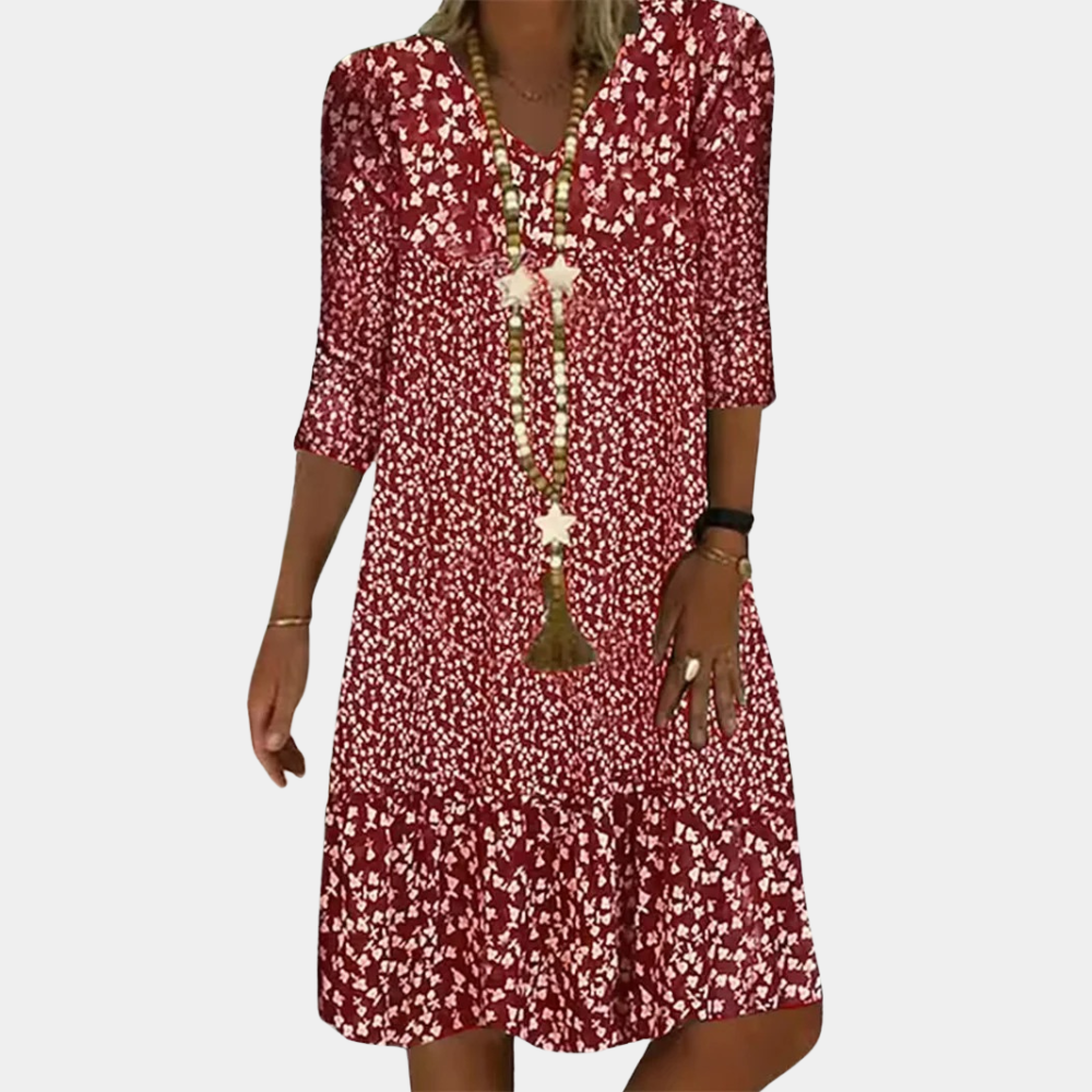 Sommerkleid Damen Elegant Regular Fit Freizeit