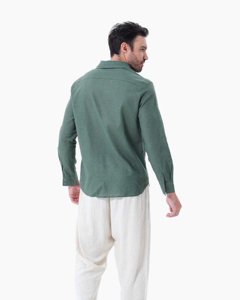 Langarmshirt Herren Set I Zweiteiler Leicht Oversize Casual