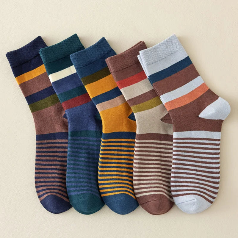 Patchwork-Socken-Set für Unisex mit Bunten Farbkombinationen 6