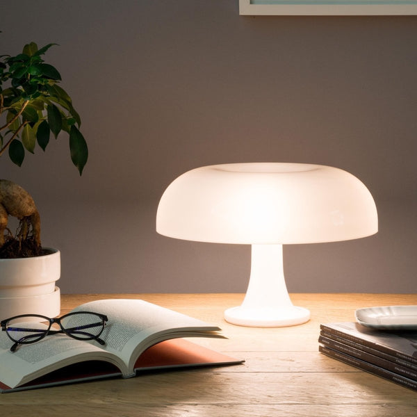 Retro Pilzlampe I Nachttischlampe Italienisches Design für stilvolle Wohnräume
