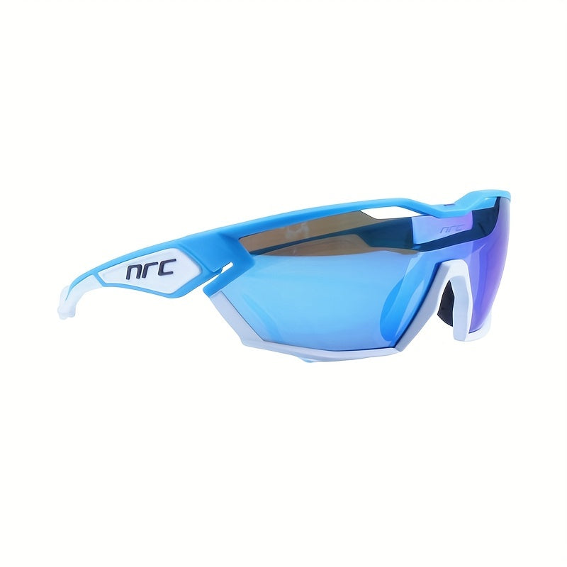 Polycarbonat-Radbrille I Sportsonnenbrille Herren Polarisiert I Velo Brille I Fahrradbrille Outdoor