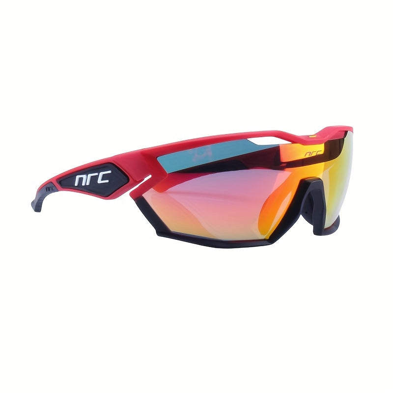 Polycarbonat-Radbrille I Sportsonnenbrille Herren Polarisiert I Velo Brille I Fahrradbrille Outdoor