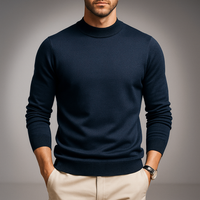 Herren Rollkragenpullover im Relaxed Fit | Klassischer Strickpullover