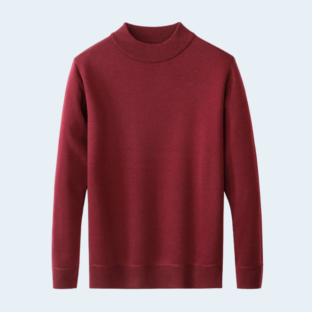 Herren Rollkragenpullover im Relaxed Fit | Klassischer Strickpullover