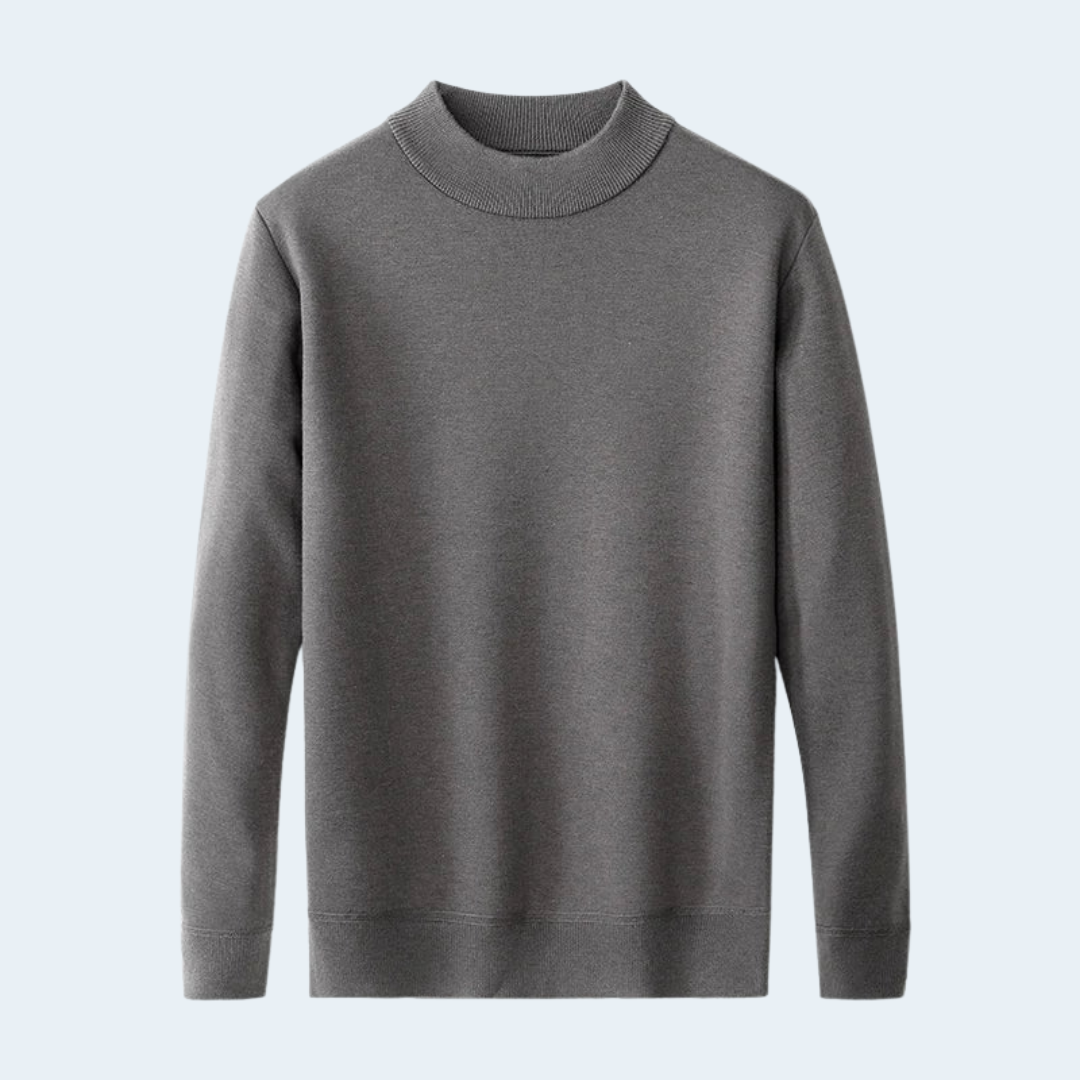 Herren Rollkragenpullover im Relaxed Fit | Klassischer Strickpullover
